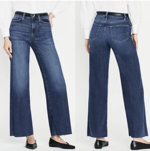Frame Denim Blue Flare & Wide Leg Jeans